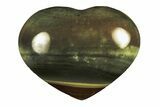 Wide, Polychrome Jasper Heart - Madagascar #268069-1